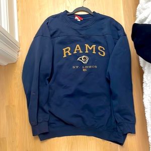 Oversized rams sweater